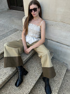 FOLD PANTS & WIRI TOP