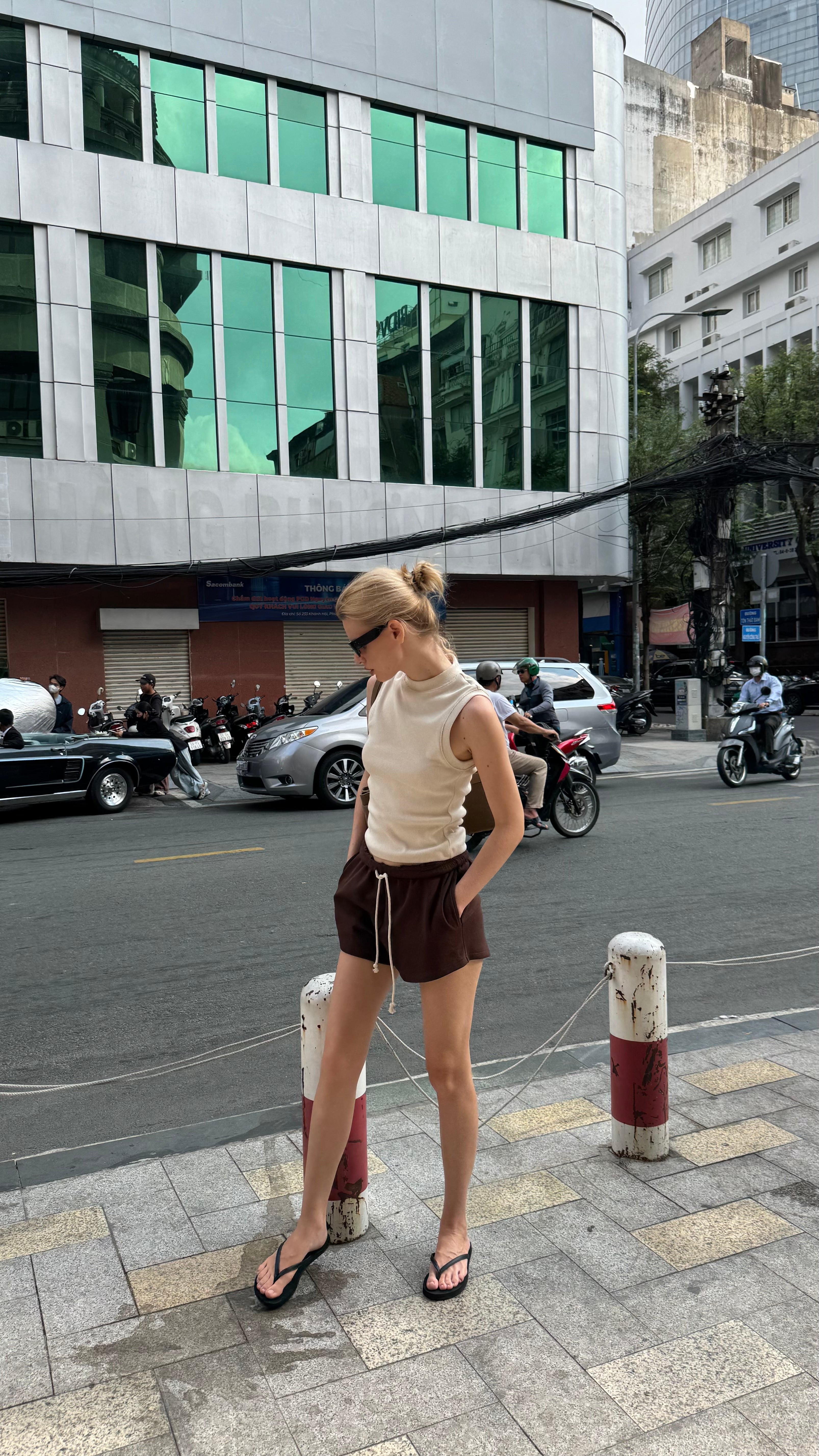 A TANK IN BEIGE