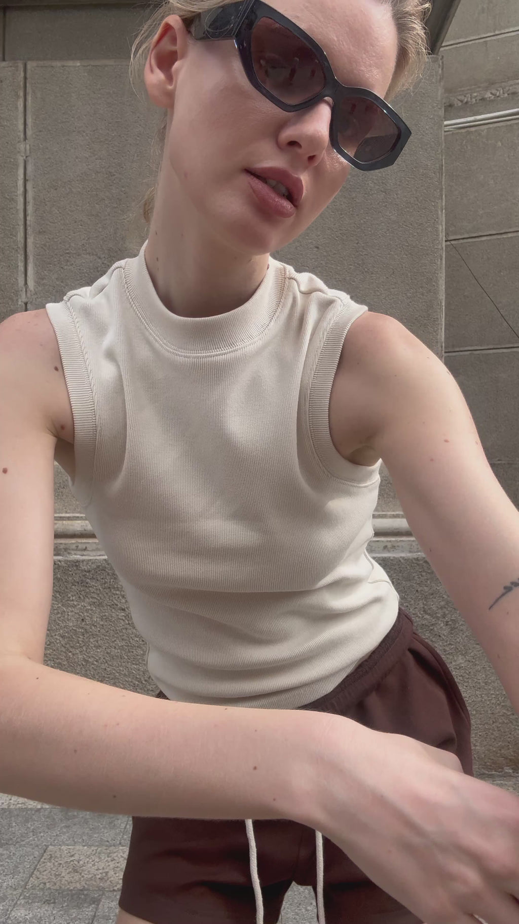 A TANK IN BEIGE